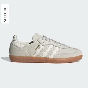 Adidas Samba OG White Linen Shoes